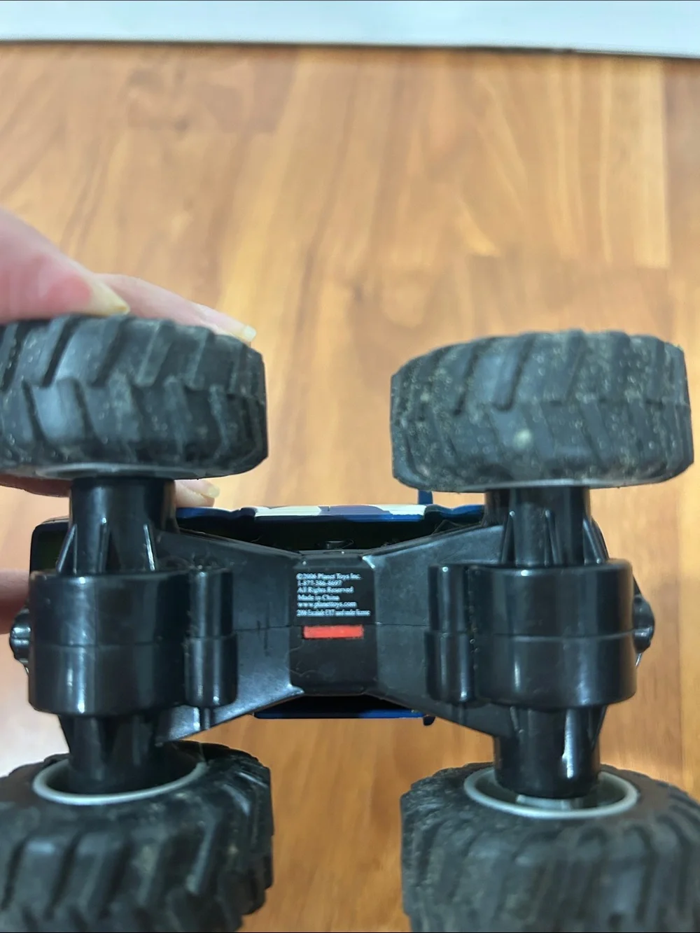 Blue Monster Truck Toy with Rugged Tires - Kids Vehicles